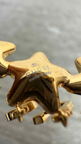 Gucci Crystal-star Script Earrings