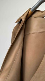 Hermes V-neck Suede Tunic