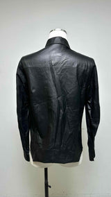 John Varvatos Lamb Leather Shirt