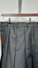 Comme Des Garcons Back-pleated Long Wide Shorts
