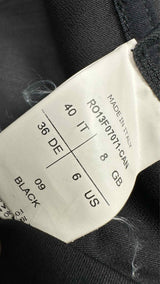 Rick Owens Collarless Cropped Blazer Jacket
