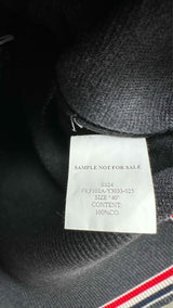 Thom Browne S/S Pointelle-knit Polo Shirt