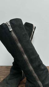 GUIDI Suede Long Boots