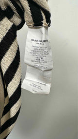 Saint Laurent Border Linen Tank Top