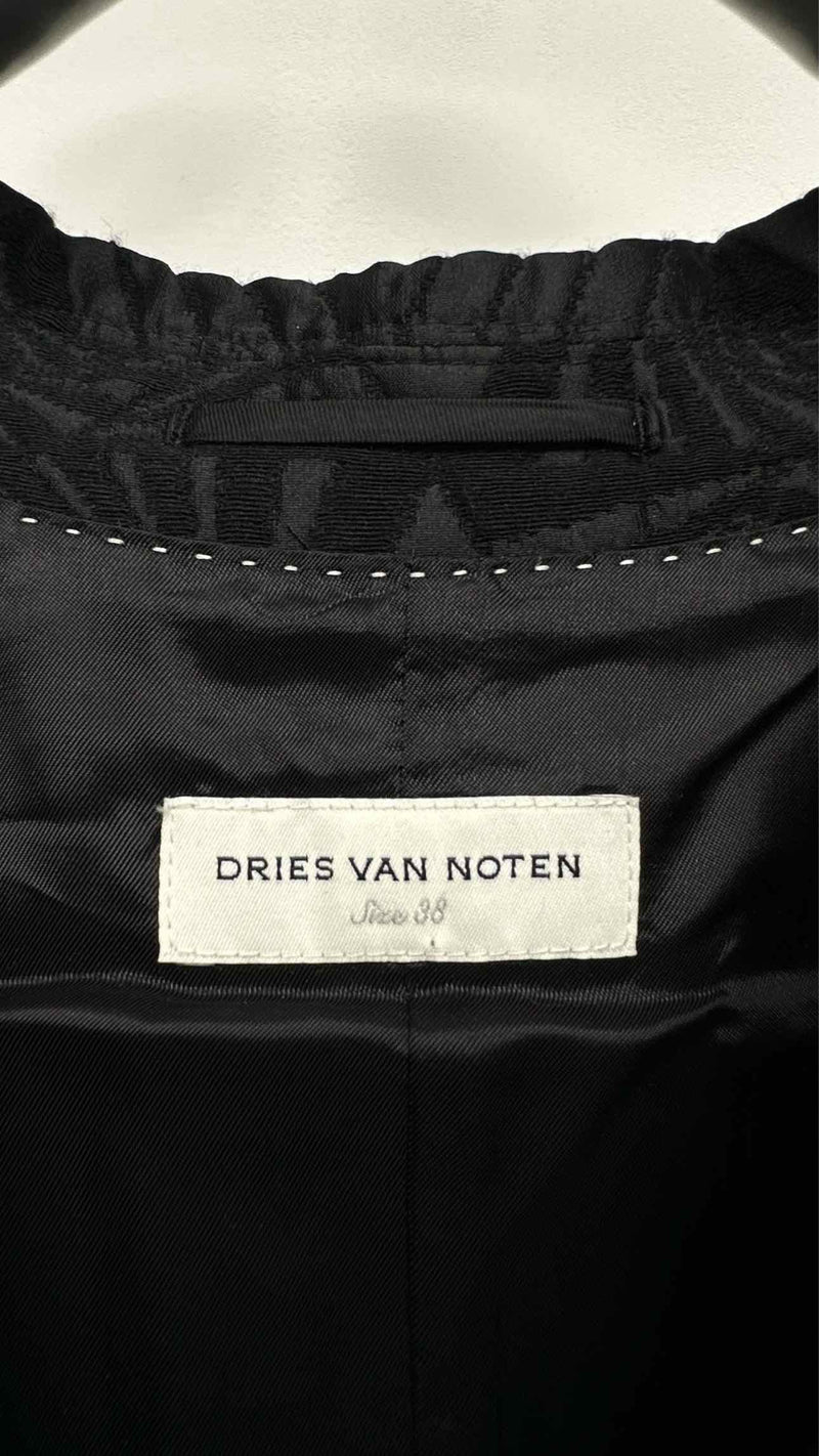 Dries Van Noten Jacquard Back-pleated Vest