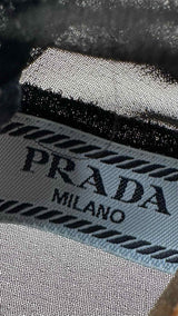 PRADA Sheer Satin Cape