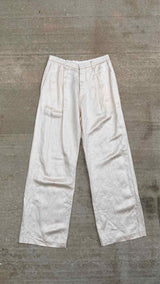 R13 Satin Wrinkle Wide Pants