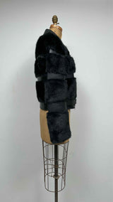 Noir Kei Ninomiya Faux-fur Riders Jacket