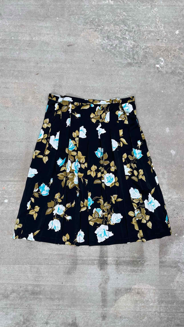 Junya Watanabe Wide-waist Floral PleatedLong Skirt