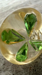 Chanel Clover Resin Ring