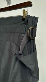 132 5. Issey Miyake Belted Flap Detail Midi Skirt