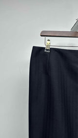 Dries Van Noten Bottom-leather Stripe Skirt