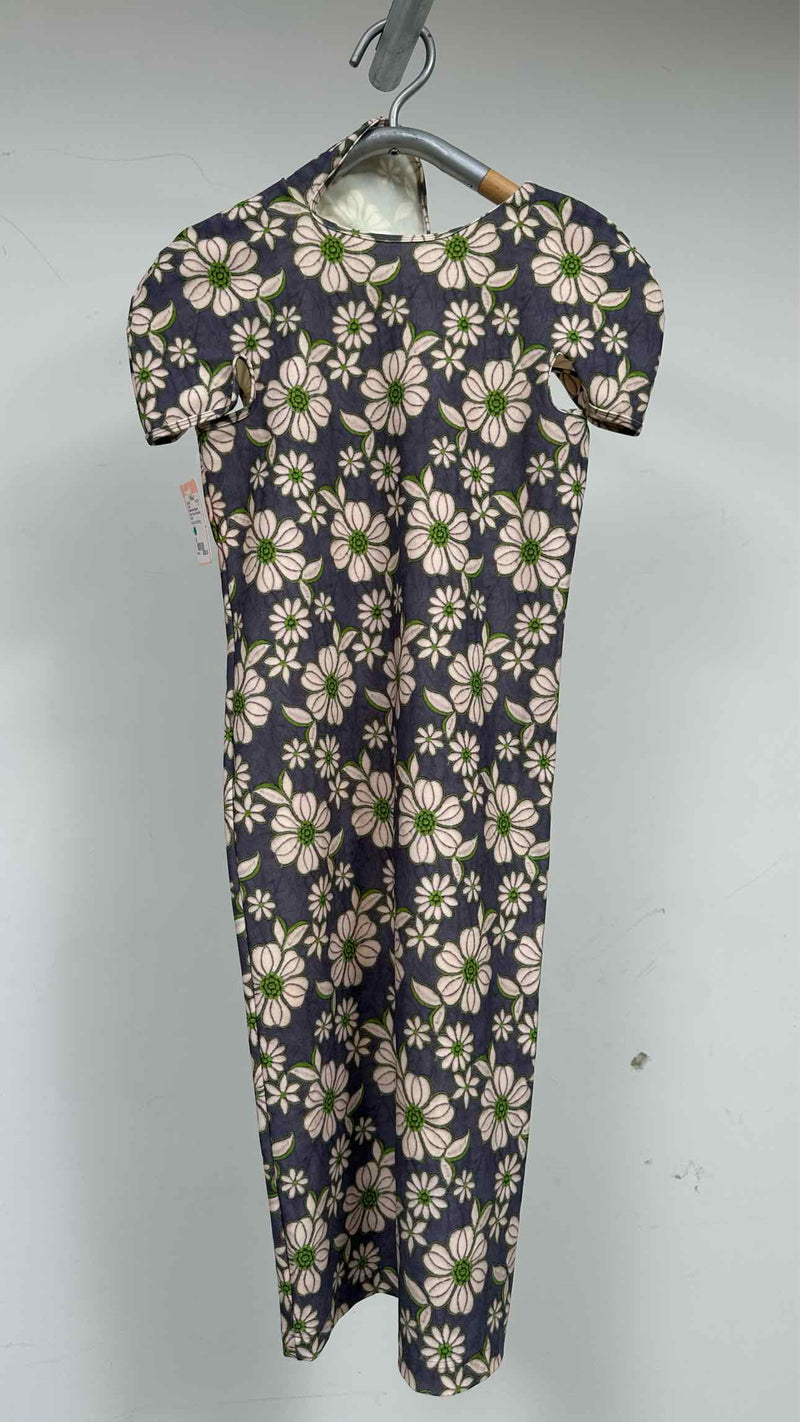 Comme Des Garçons N/S High-neck Floral Cut Out Dress