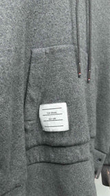 Thom Browne 4 Bars Knit Hoodie