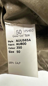 John Galliano Napoleon Leather Layered Blazer Jacket