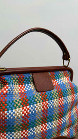 Vivienne Westwood Abbey Plaid Frame Bag