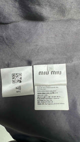 Miu Miu Back Logo Double-breasted Jacket