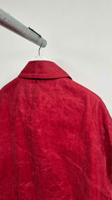Paul Harnden Crinkled Waxed Mac Jacket