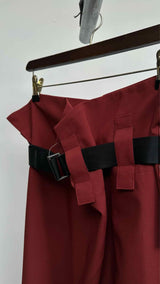 132 5. Issey Miyake Belted Origami Wide Pants