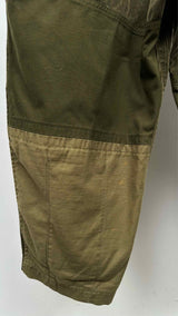 Comme Des Garcons Homme Hybrid Corduroy Cropped Wide Pants