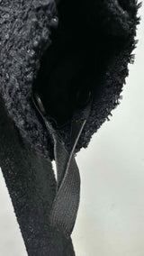 Helmut Lang Archive Melted-wool Boucle Chesterfield Coat