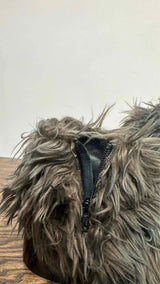 MM6 Faux-fur Ankle Boots