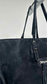 Balenciaga Papier Suede Tote Bag