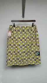 PRADA Geometric Printed Skirt