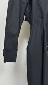 Bottega Veneta L/S Back Cut Out Trench Dress