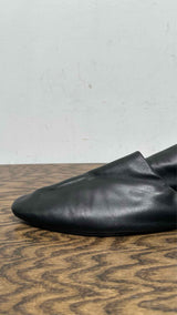 Saint Laurent Leather Plaza Mules
