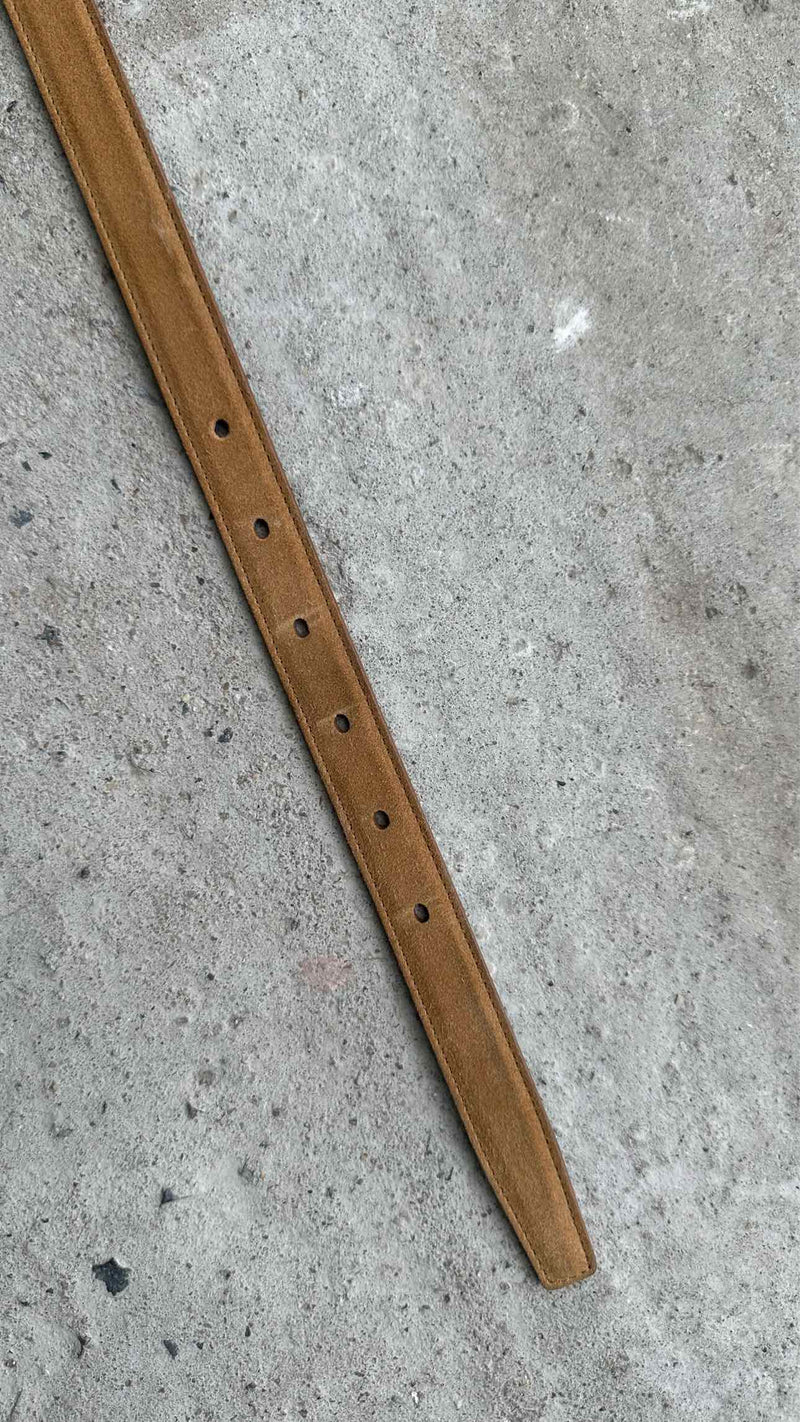 Saint Laurent Suede Belt