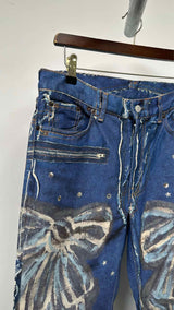 Acne Studios Airbrush Bow High-rise Boot-cut Jeans