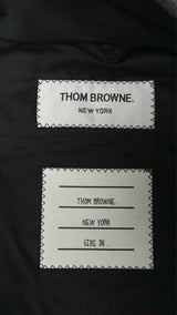 Women's Thom Browne 4-Bar Engineered Tonal Pants