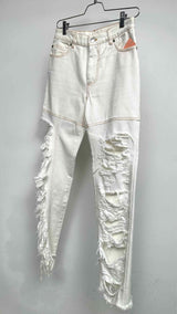 Peter Do Slim-fit Distressed Jeans
