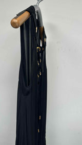 Gucci N/S Lace-up Silk Safari Dress