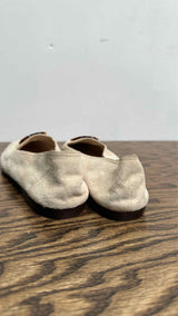 Chanel CC-Logo Suede Loafers