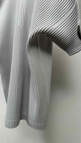 Homme Plisse S/S Pleated Polo Shirt