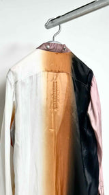 Rick Owens Larry Fogpocket Ombre Satin Shirt