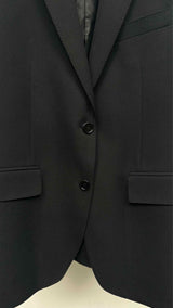 Burberry Knit-sleeve Blazer Jacket