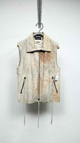 Men's Ann Demeulemeester Pony-hair Leather Vest