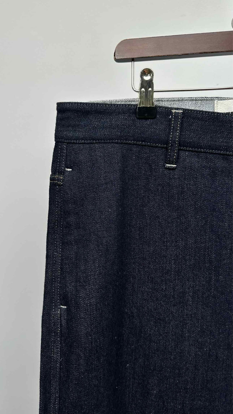 Jil Sander + High-waisted Wide Jeans