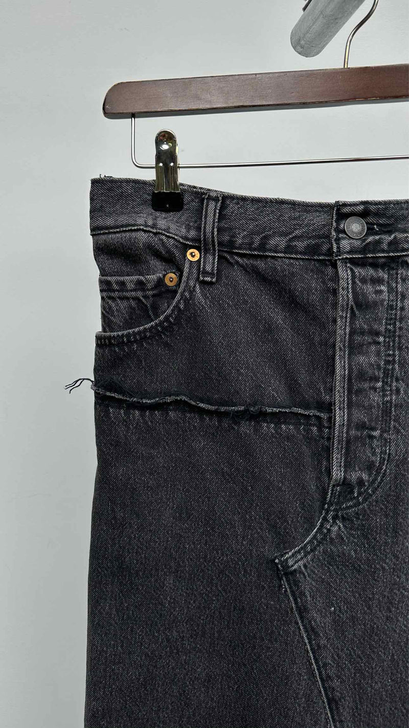 Vetements X Levi's Reconstructed Denim Long Skirt