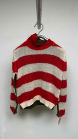 Marni Docking High-neck Border Sweater