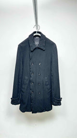Comme Des Garcons Homme Deux Boiled-wool Double-breasted Car Coat