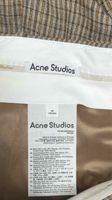 Acne Studios Check Long Skirt