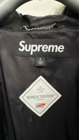 Supreme Patchwork Windstopper Hooded Faux-Fur Jacket