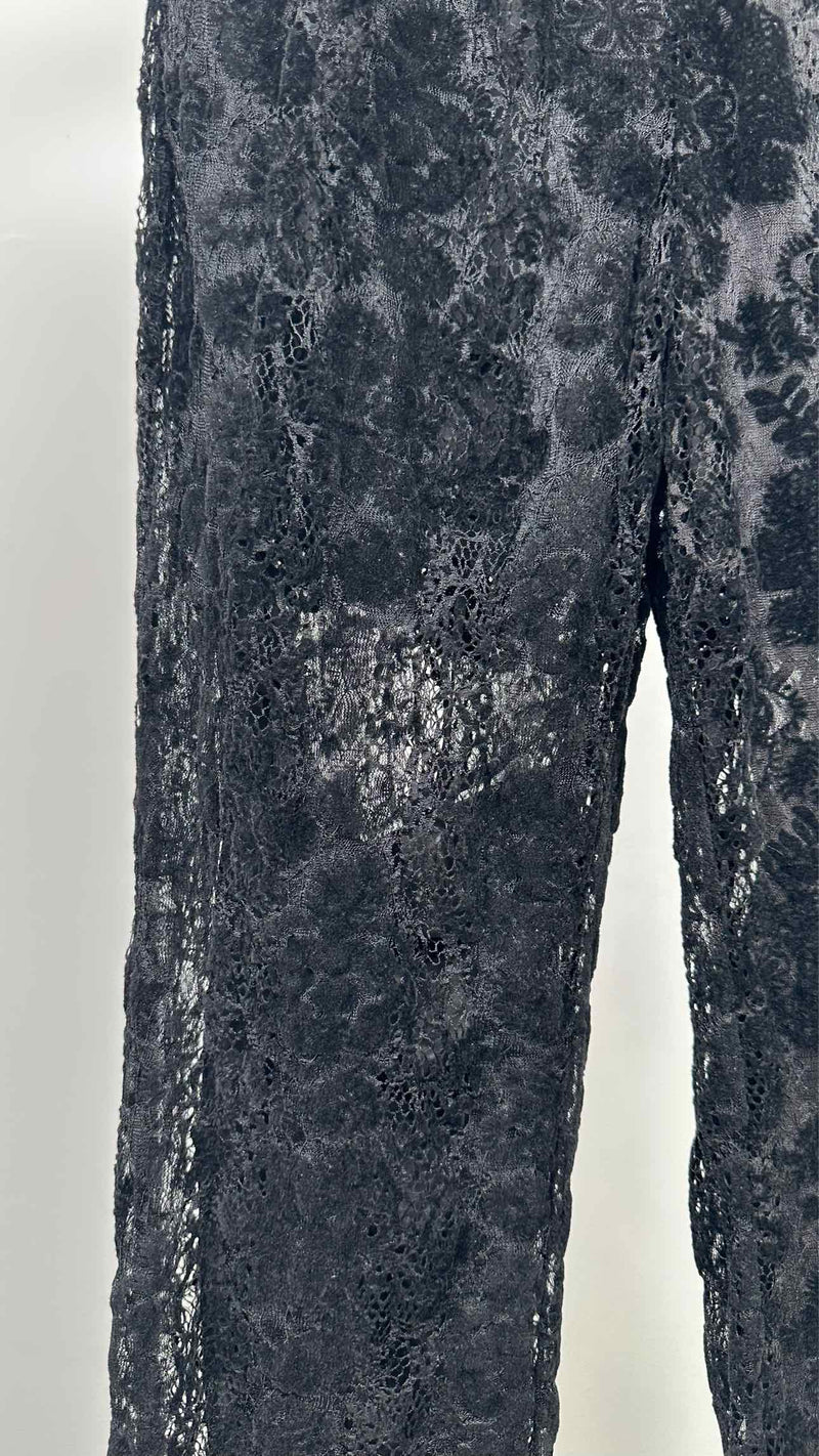 Renli Su Velvet Lace Easy Pants