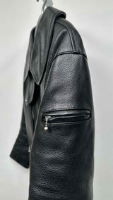 Junya Watanabe Portrait-Collar Leather Jacket