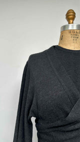 Lemaire L/S Long Knit Wrap Dress