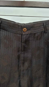 Comme Des Garcons Homme Plus Jacquard Satin Stripe Pants